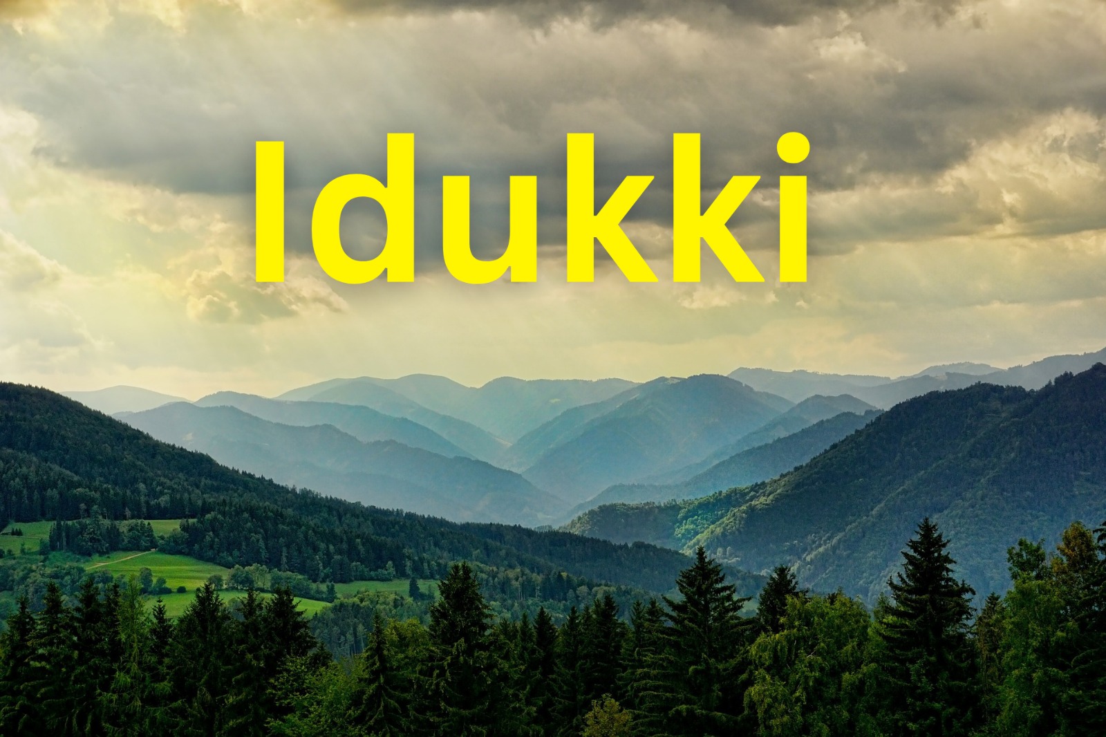 A panoramic view of Idukki Dam surrounded by lush green hills in Kerala