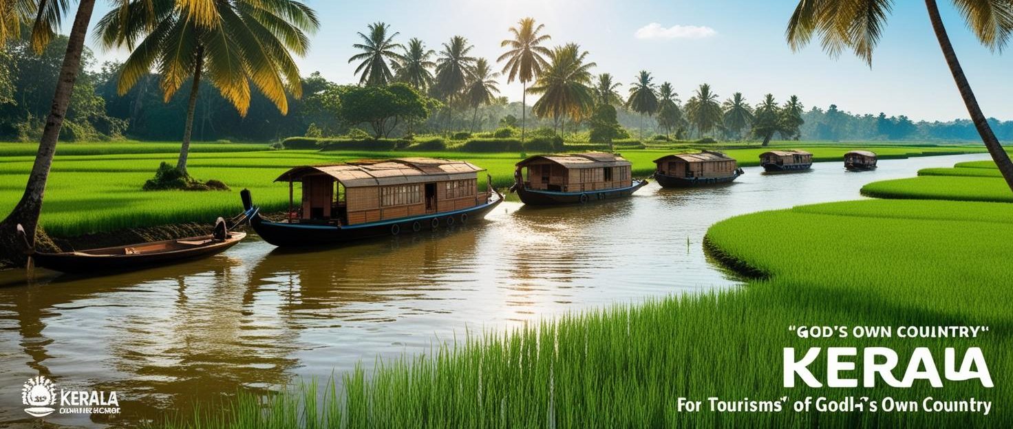 Kerala tourism shines with Alleppey’s serene backwaters. Enjoy houseboat rides through lush canals, a hidden gem of nature and tranquility in Kerala.